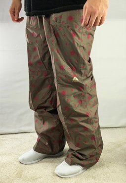 Deadstock Vintage Nike ACG Ski Pants in Brown