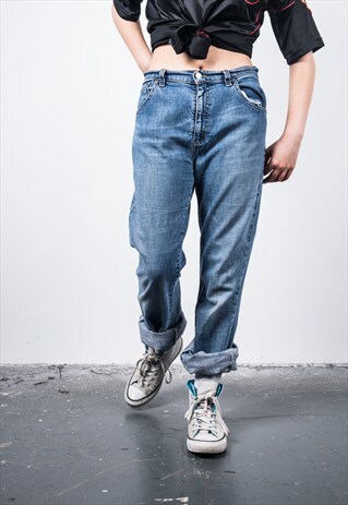 VINTAGE LEVI'S 525 BLUE MOM JEANS