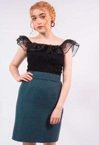 VINTAGE 90'S WOOL PENCIL SKIRT