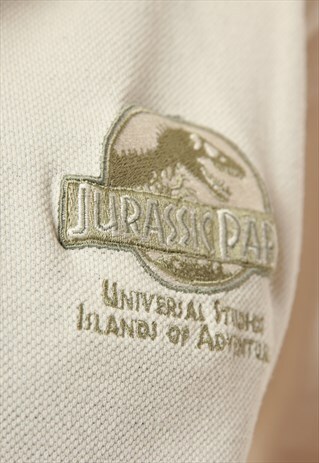 90S VINTAGE JURASSIC PARK COTTON T-SHIRT 16254