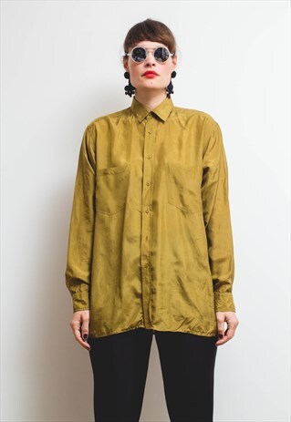 MUSTARD OVERSIZED SHIRT
