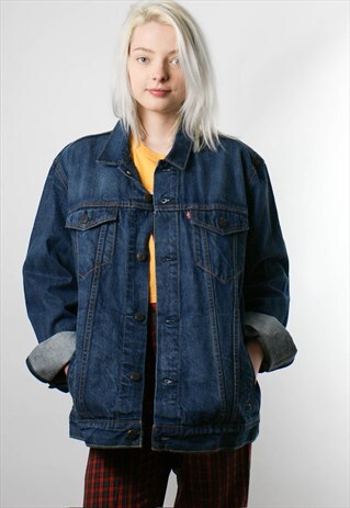 LEVI'S VINTAGE DENIM JACKET, DARK DENIM, XL