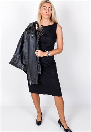 VINTAGE OPEN BACK BODYCON DRESS ACD15