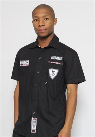 VINTAGE PAUL AND SHARK YACHTING PATCH SHIRT