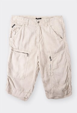 Versace Vintage Linen Shorts