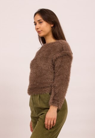 FLUFFY CROPPED JUMPER