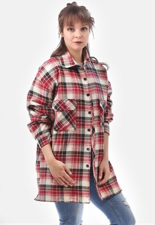 QUILTED FLANNEL LUMBERJACK SHIRT
