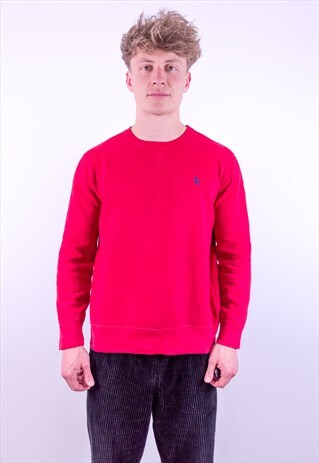 VINTAGE RALPH LAUREN SWEATSHIRT IN RED