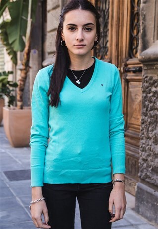 VINTAGE KNITWEAR JUMPER '90 BY TOMMY HILFIGER. 9-154