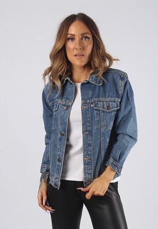 VINTAGE DENIM JACKET NEW GENERATION UK 8 XS (CR2I)