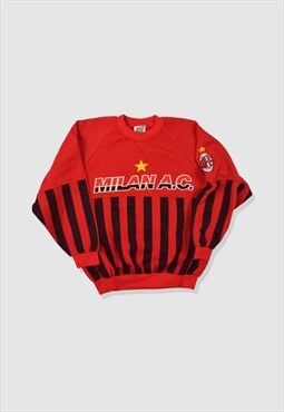 Vintage Calcio Italia A.C. Milan Football Club Sweatshirt