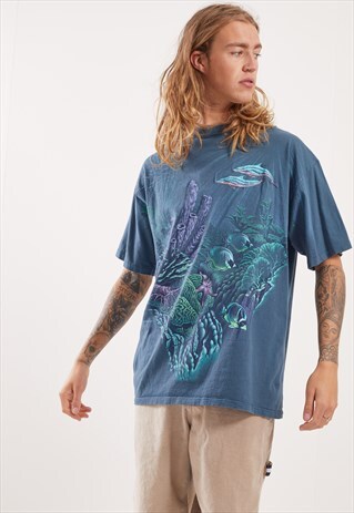 VINTAGE SEALIFE GRAPHIC T-SHIRT