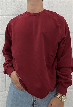 Vintage Red Nike Sweatshirt