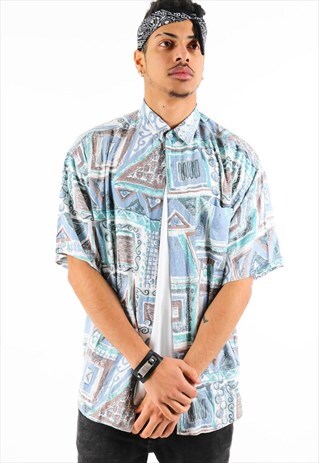 VINTAGE PATTERN SHIRT PSAW209D