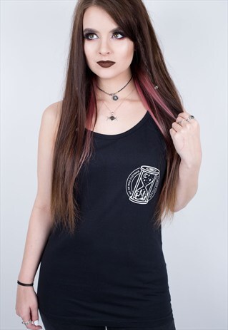 IT'S NEVER TOO LATE BLACK VEST