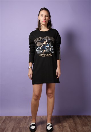 ROKIT RECYCLED HARLEY DAVIDSON JERSEY DRESS