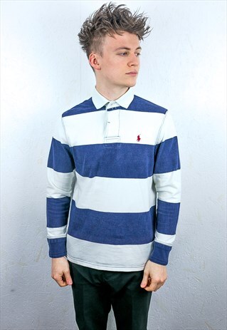 VINTAGE RALPH LAUREN RUGBY POLO SHIRT