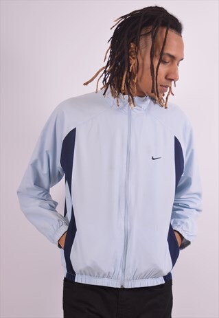 VINTAGE NIKE TRACKSUIT TOP JACKET BLUE
