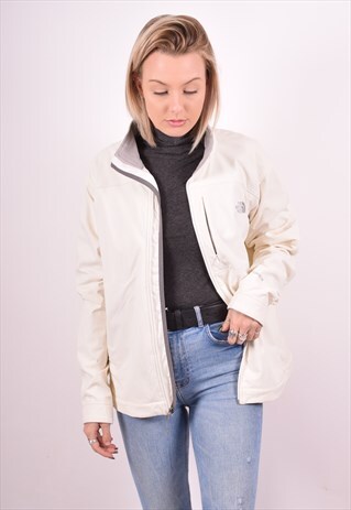 THE NORTH FACE WOMENS VINTAGE JACKET XL WHITE 90S