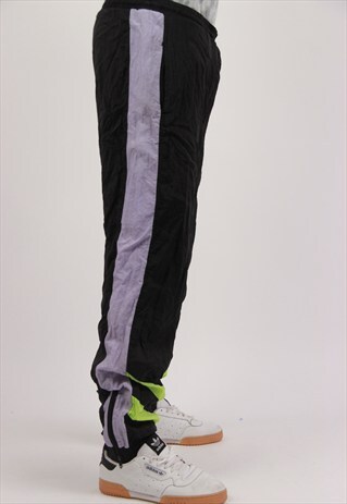 VINTAGE BLACK TRACKSUIT BOTTOMS