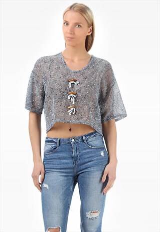 MESH SHIRT SHEER TSHIRT