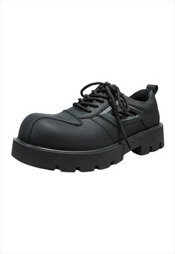 Utility boots hiking style shoes platform sole punk trainers