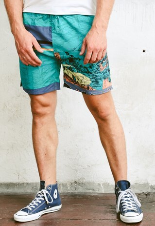 VINTAGE 90S SURFER SHORTS