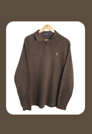 brown ralph lauren jumper