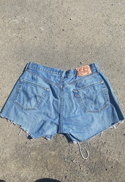 Vintage Levis 501 denim summer shorts W32