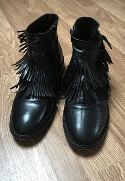Cute Black Topshop Ankle Boots