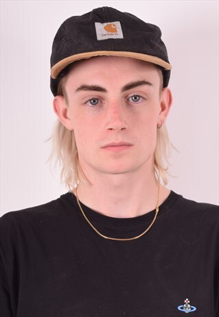 CARHARTT MENS VINTAGE CAP ONE SIZE BLACK 90S