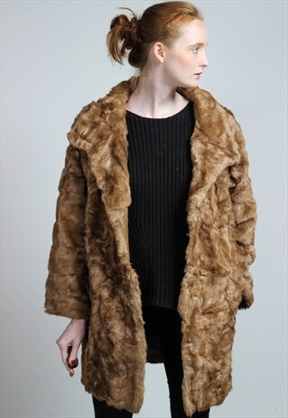 VINTAGE FAUX FUR JACKET