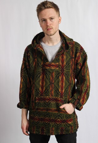 VINTAGE BAJA MEXICAN HOODIE