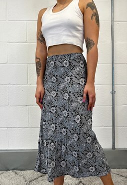 Y2k Floral Maxi Skirt