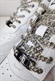NIKE CUSTOM AIR FORCE 1 WITH CHAIN LACES (BIGGER SIZE)