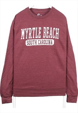 Vintage 90's Coastalwell Sweatshirt Myrtle Beach State