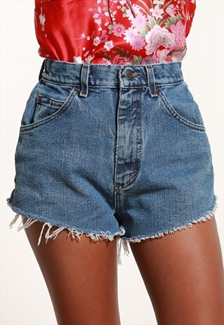 90'S LEE DENIM SHORTS - W25