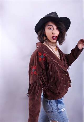 BROWN WESTERN JACKET