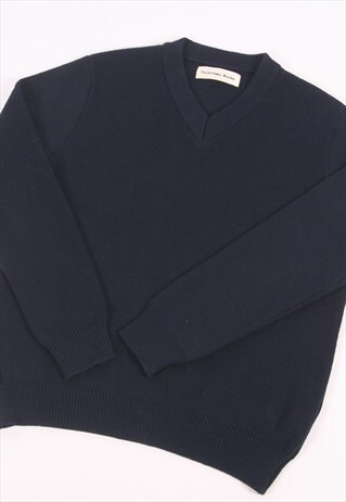 UNIVERSAL WORKS LOOSE FISHERMAN JUMPER MERINO V NECK SWEATER
