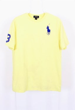 Polo Ralph Lauren T-Shirt in Yellow colour, USA Vintage.