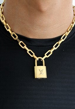 mens chain with lock