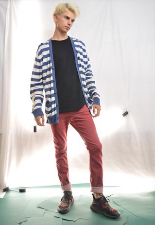 VINTAGE STRIPED TWO COLOUR JACKET