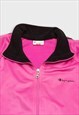 PINK CHAMPION STRIPED TRACK-TOP