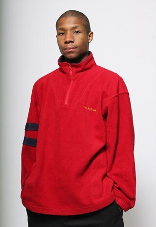 VINTAGE TOMMY HILFIGER 1/4 ZIP FLEECE