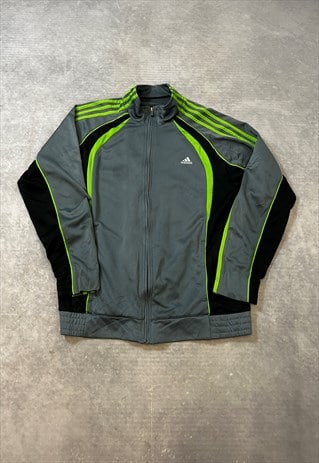 ADIDAS TRACK JACKET GRAPHIC LOGO ZIP UP JACKET