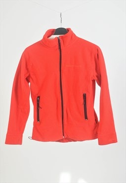 Vintage 90s fleece jacket in red