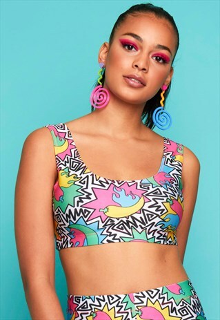 HOT IN THE 90'S VEST CROP TOP