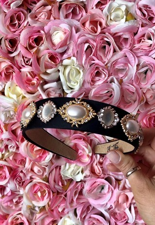 CECESCROWNS EMBELLISHED HEADBAND