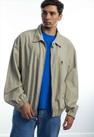 VINTAGE TOMMY HILFIGER HARRINGTON JACKET LOGO 90S XL 18