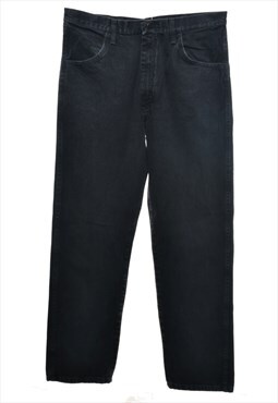 Black Straight Fit Jeans - W36